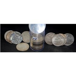 ROLL OF 20 SILVER PEACE DOLLARS FROM SAFE DEPOSIT