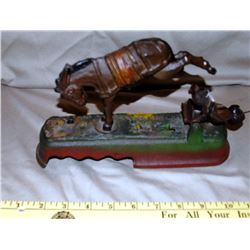 VINTAGE REPRODUCTION CAST IRON BANK