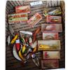 Image 1 : TRAY OF VINTAGE HEDDON & OTHER FISHING LURES