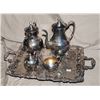 Image 1 : VINTAGE ORNATE 5 PIECE  COFFEE/TEA SET