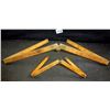 Image 1 : TWO VINTAGE STANLEY FOLDING RULERS - NO. 84 IS 24 INCH, NO.  69 IS 12 INCH