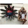 Image 1 : Yaqui Mask and Mescalero Storyteller