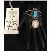 Image 2 : Turquoise Bracelet by Lincoln Shepard (Navajo)