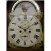 Image 1 : A VICTORIAN LONGCASE CLOCK, c.1850, arched pediment hood, painted dial with lunar equation, subsi...