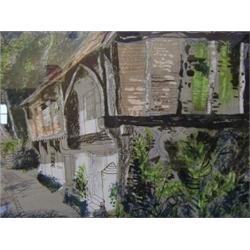 PIPER, JOHN, 'The Court House, Long Crendon, Bucks', colour lithograph, No.38/120, signed in penc...