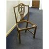 Image 1 : A PAIR OF COUNTRY HEPPLEWHITE DINING CHAIRS, c.1790, carved balloon splats, a third and a pair of...