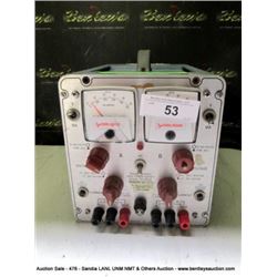 PDI TW-4005 TRANSISTORIZED TWIN POWER SUPPLY (print sequence:) 43454