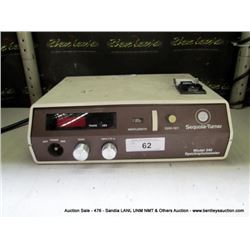 SEQUOIA-TURNER 340 SPECTROPHOTOMETER (print sequence:) 43457