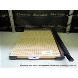 PREMIER 12" PAPER CUTTER (print sequence:) 43017