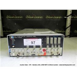 HP 8111A PULSE/FUNCTION GENERATOR 20MHZ