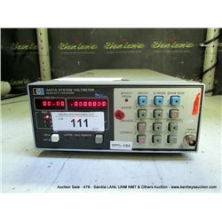 HP 3437A SYSTEM VOLTMETER