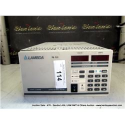 LAMBDA LLS 9300 REGULATED POWER SUPPLY (print sequence:) 67327