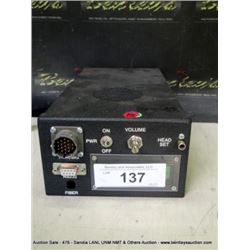 FIBER OPTIC CONTROL (print sequence:) 67400