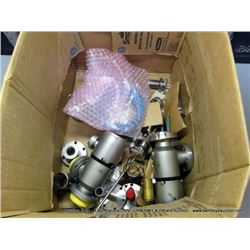 BOX: ASSORTED VARIAN VACUUM VALVES (print sequence:) 67437