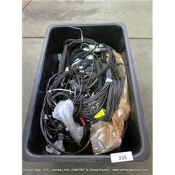 BIN: ASSORTED CABLE (print sequence:) 67355