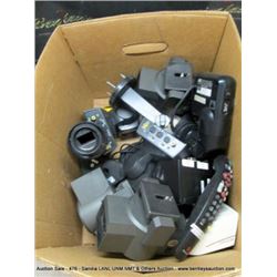 BOX: MISCELLANEOUS-CAMERAS, REMOTES (print sequence:) 67365