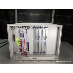 NATIONAL INS 1501 CHASSIS W/ NI-VXI-MXI-2, 1-VXI-E1412A, 1-VXI-E1328A, 1-VXI-E1490C (print sequence: