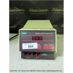 BIO RAD 200/2.0 POWER SUPPLY (print sequence:) I-032