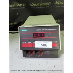 BIO RAD 200/2.0 POWER SUPPLY