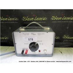 DEVRY 22007 6083 LOW VOLTAGE POWER SUPPLY