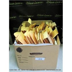 BOX: ASSORTED ELECTRICAL CONNECTORS, SCREWS