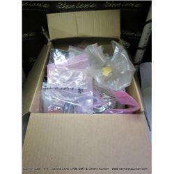 BOX: ASSORTED ELECTRICAL CONNECTORS, CAPACITORS
