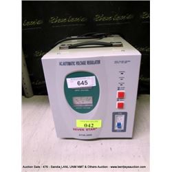 SEVEN STAR ATVR-3000 AC AUTOMATIC VOLTAGE REGULATOR (print sequence:) I-042