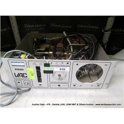 VAC FLOWMETER CONTROLLER (print sequence:) J-017