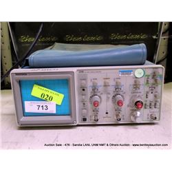 TEKTRONIX 2215 60MHZ OSCILLOSCOPE (print sequence:) I-020