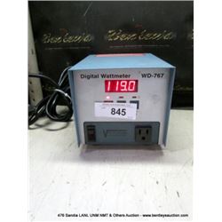 VECTOR-VID DIGITAL WATTMETER WD-767
