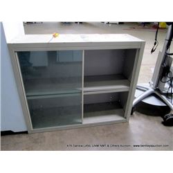 CABINET W/ SLIDING GLASS DOORS (print sequence:) 3611