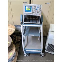 TEKTRONIX 7904 OSCILLOSCOPE, TEKTRONIX LAB CART MODEL 3 2X MONEY (print sequence:) I-159