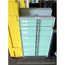 AMERICAN 9 DRAWER CABINET (print sequence:) 43697