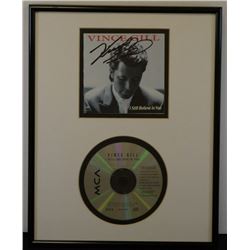 Vince Gill Signed Framed 11x14 I Still Believe In You  CD & Photo Display