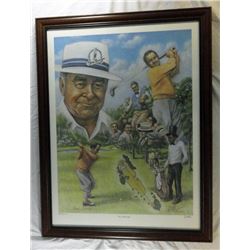Gene Sarazen 17x22 Golf Framed Autographed Photo Auto Signed Photograph LITHO