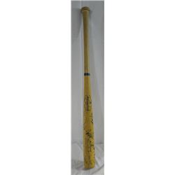 CHICAGO CUBS AUTOGRAPHED BAT, BILLY WILLIAMS, RON SANTO, MARK GRACE