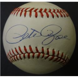 PETE ROSE AUTOGRAPHED OFFICIAL NATIONAL LEAGUE BASEBALL