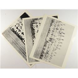 1927, 1931, & 1961 WORLD CHAMPIONS NEW YORK YANKEES TEAM PHOTOS 10" x 8" B/W