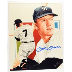 Mickey Mantle Autographed 8x10 Photo Yankee