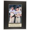 Image 1 : MICKEY MANTLE & TED WILLIAMS AUTOGRAPHED 5x7 Color Photo