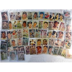 1957 TOPPS BASEBALL LOT (66 CDS) MOSTLY EX or BETTER, CAMPANELLA, MAYS, FORD