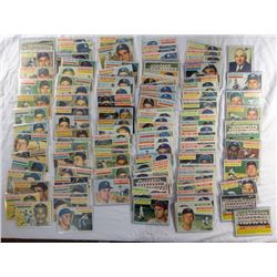 1956 TOPPS BASEBALL LOT (125 CDS) NICE EX-VGEX+ or BETTER MANY STARS,