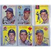Image 3 : 1954 TOPPS BASEBALL LOT (143 CDS) EDDIE MATHEWS, TED WILLIAMS PLUS MANY STARS/