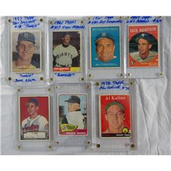 STAR CARD LOT (7 CDS) MARIS, KALINE, CAMPY, DRYSDALE ROOKIE.