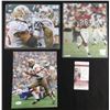 Image 1 : 3 - AUTOGRAPHED 8X10 SAN FRANCISCO 49ers, JIMMY JOHNSON-JSA, ROD WOODSON, COLIN