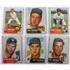 Image 5 : 1953 TOPPS BASEBALL LOT (54 CDS) VG-GOOD, WILHELM, SAIN, ABRAMS
