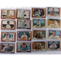 1955 BOWMAN BASEBALL LOT (187 CDS) FEW DUPLICATES, CAMPY, FORD, BERRA, BANKS