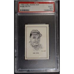 1950 CALLAHAN HOF BABE RUTH PSA 5.5