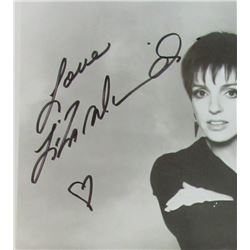 LIZA MINNELLI AUTOGRAPHED 8 x 10 B/W PHOTOGRAPH