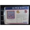 Image 2 : AWESOME COLLECTION IN SHEET / ALBUM, OFFICIAL NFL SUPER BOWL PATCH COLLECTION, T
